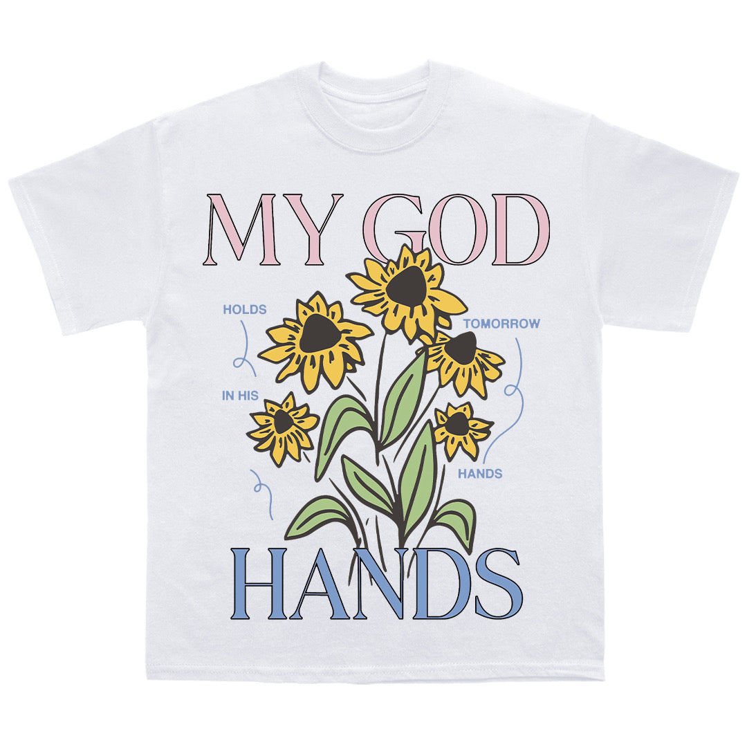 “IN HIS HANDS” tee