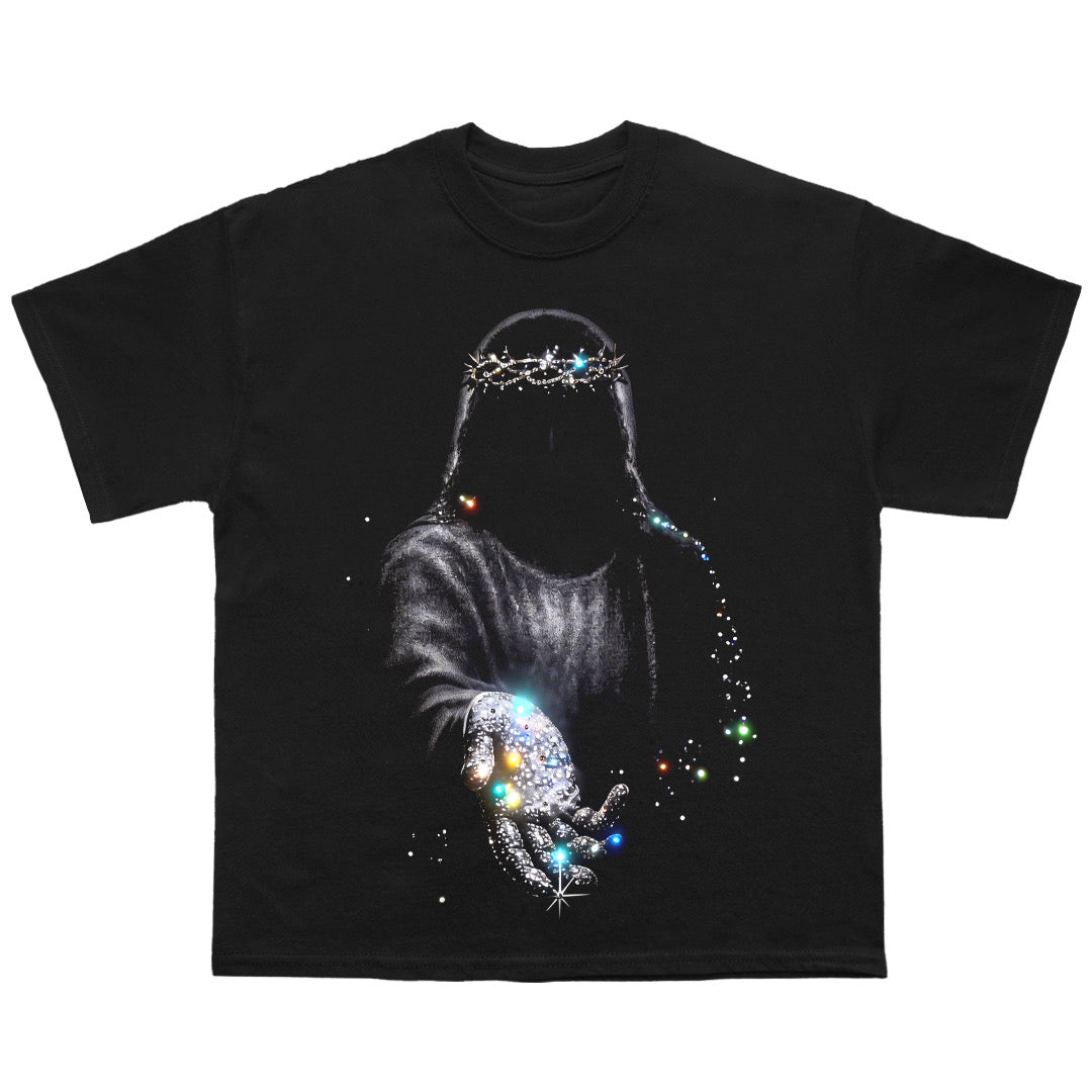 “HAND OF GRACE” Rhinestone Tee