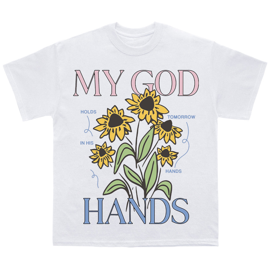 “IN HIS HANDS” tee
