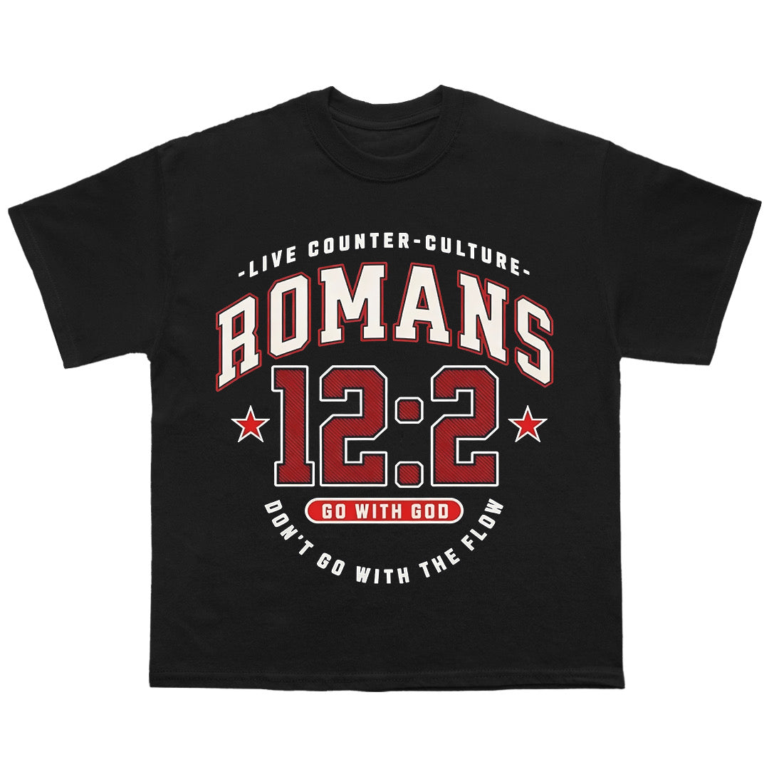 “ROMANS 12:2” tee