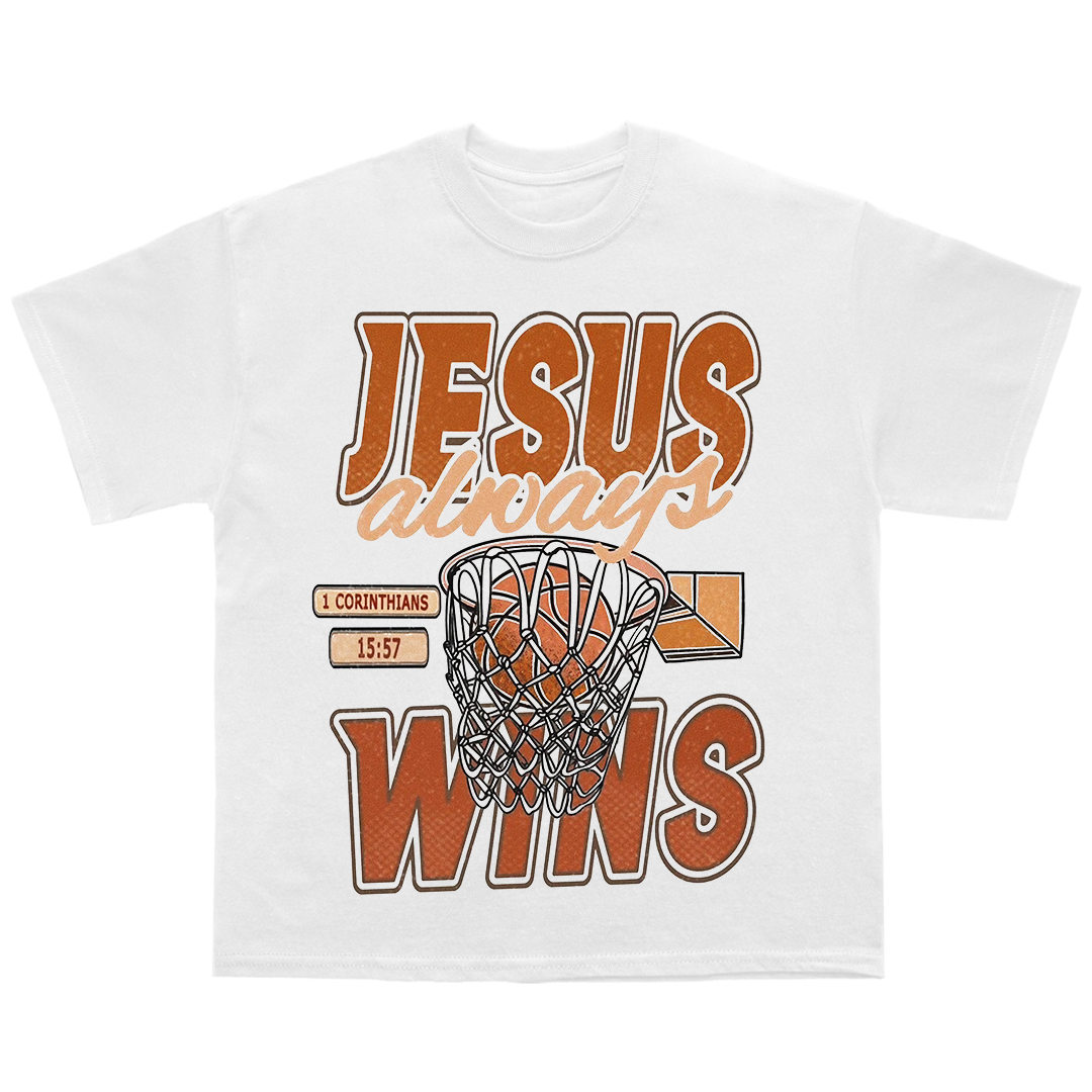 “JESUS WINS” tee